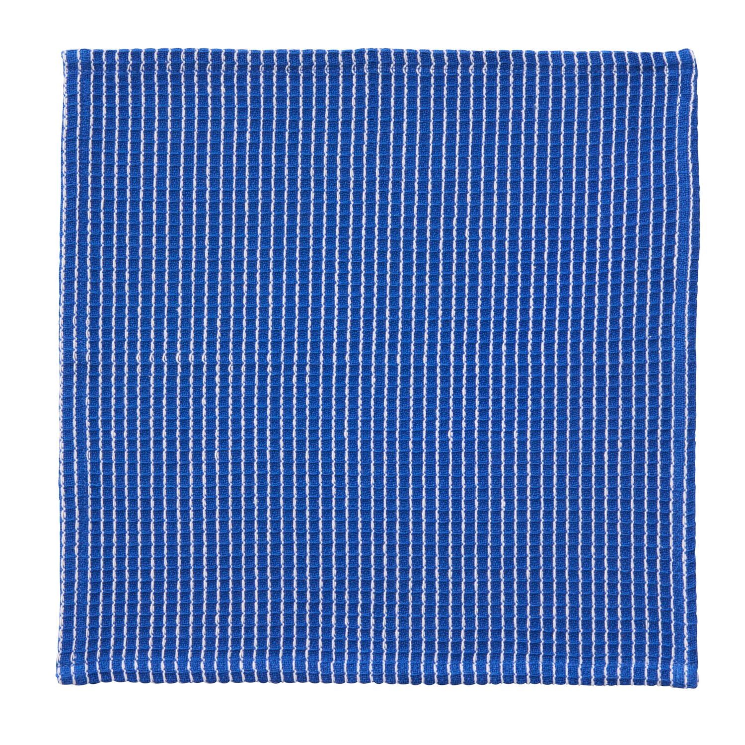 Karklud check, mørkeblå - 30x30 cm.